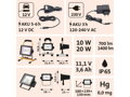 LED nabíjecí reflektor, 700/1400lm, Li-Ion (Madal Bal a.s., CZ)