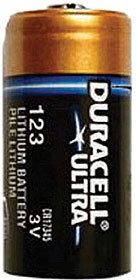 CR123A (Duracell®, USA)