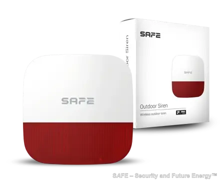 OUTDOOR SIREN-W-Red (SAFE/Dahua, CZ/CN) 