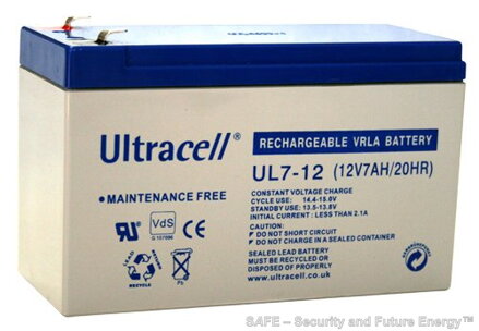 UL7-12 F1 (Ultracell, U.K.)