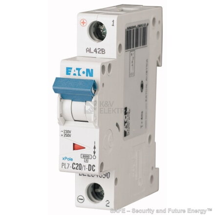 PL7-250V DC/20A (EATON, CZ)