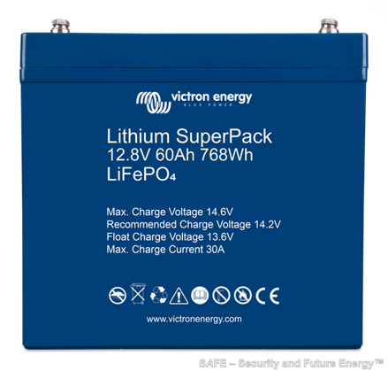 Lithium Super Pack 12,8V/60Ah (Victron, NL)