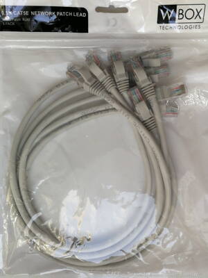 Patch kabel Cat.5e/0,5m (WBOX Technologies, EU-ASIA)