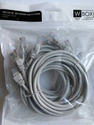 Patch kabel Cat.5e/2m (WBOX Technologies, EU-ASIA)