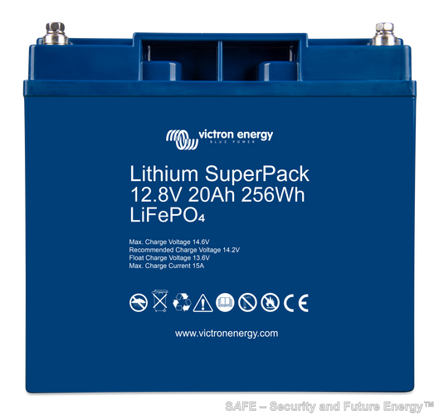 Lithium Super Pack 12,8V/20Ah (Victron, NL)