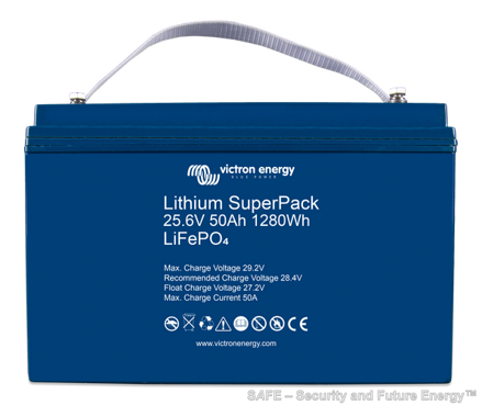 Lithium Super Pack 25,6V/50Ah (Victron, NL)