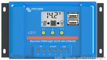 BS PWM-Light 12/24-10A USB&LCD (Victron, NL)